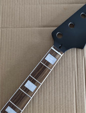 Maple J Bass guitar neck 20 Fret 34inch Rosewood fingerboard inlay Black
