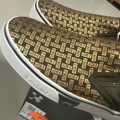 Z-boy slipper lux print brown 12 Vintage Shoes dogtown new vans jay Adam s