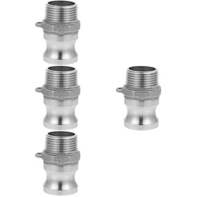  4 Pieces Schlauchverbinder Schlauchstutzen Edelstahl -Kamlockarmaturen