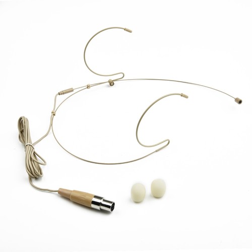 Mini XLR 4Pin TA4F Head Worn Dual Earhook Headset Microphone For SHURE Accessory - Picture 4 of 12