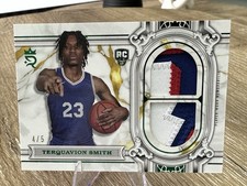 2023-24 Topps Royalty Basketball Terquavion Smith Game Used Relic 4/5