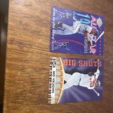 1994 Ultra Ultra All-Star Team #18 David Justice & Big Shots Mo Vaughn #10