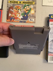 Mario Is Missing! Complete CIB NES Nintendo