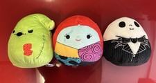 Nightmare Before Christmas Set Squishmallows  Jack Sally Oogie Boogie ￼