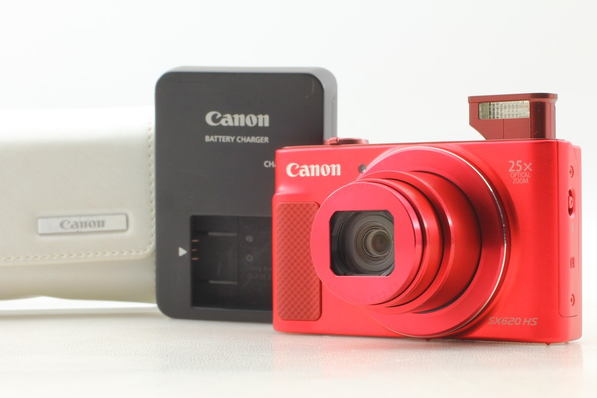 w/ Case ✨MINT✨ Canon PowerShot SX620 HS Red From JAPAN | eBay