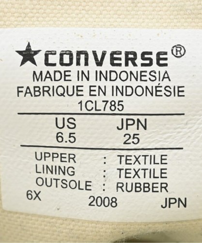 Converse Addict Women'S Sneakers Used Second-Hand Clothing - Picture 5 of 9