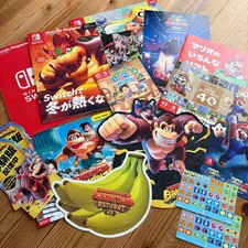 Nintendo Mario Flyer Sticker Set Rare Collectible, Great Condition, No