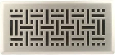 Hartford Ventilation Floor Register 4” X 10” - Decor Vent Cover for Home - Heavy