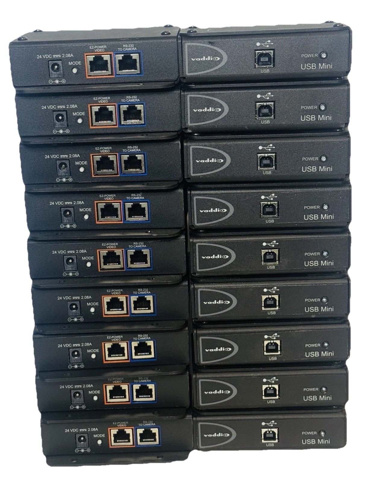 Lot Of 18 Vaddio Quick-Connect USB Video Interface 998-1105-039