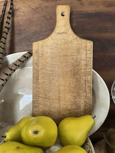 Vintage Wooden Munising Cutting Charcuterie Board 14”x7”