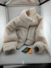 Art Class Girls Faux Fur Coat Ivory White Retail Xtra Small XS (4/5) New NWT