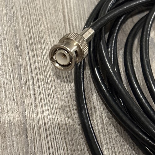 Câble coaxial 10 pieds BNC Twist On mâle vers mâle RG58 50 ohms noir A/U - Photo 6/7