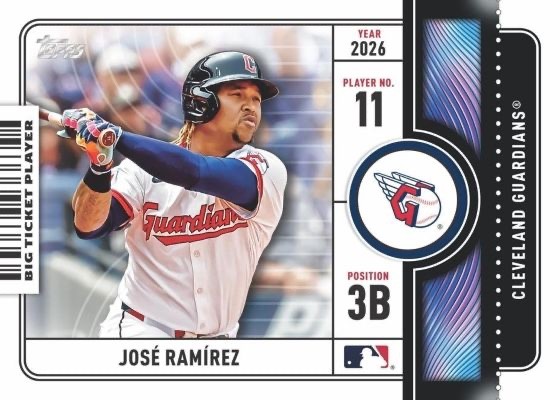 2026 Topps Series 1 Baseball BIG TICKET PLAYERS INSERT Complete