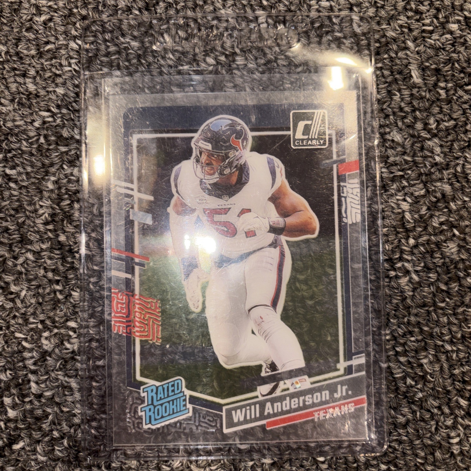 2023 Panini Clearly Donruss - Rated Rookie Will Anderson #90 (RC)
