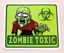 Zombies - Die Cut Sticker Decal Horror Tv Movie Zombie Biohazard
