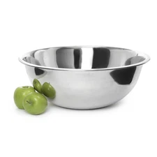 Premium Polished Mirror Nesting Stainless Steel Mixing Bowl Silver 0.75 Quart