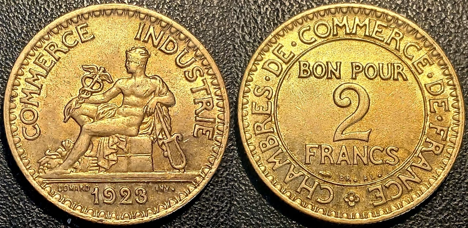 France - IIIème république - 2 francs chambre du commerce 1923 SUP !!! F.267/5 - Photo 1/1