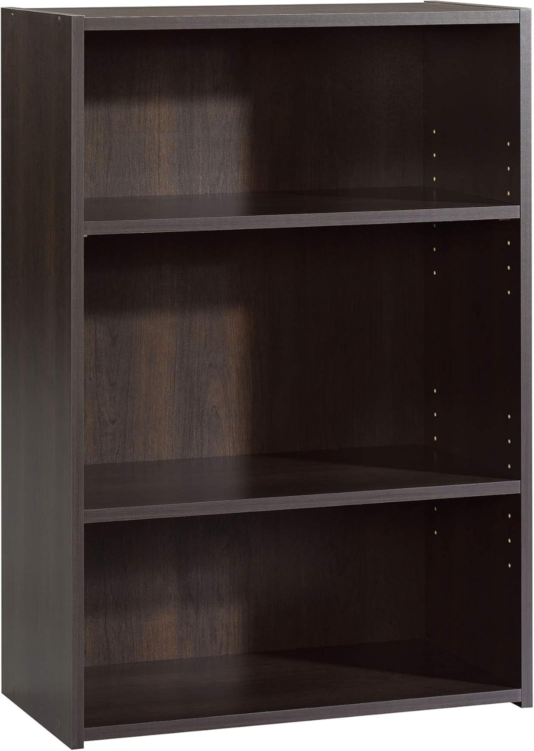 Beginnings 3-Shelf Bookcase, Bookshelf with Adjustable Stora