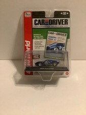 AUTO WORLD MINT ON CARD CAR  DRIVER SERIES 1965 FORD GT40 BLUE