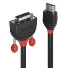 LINDY 36272 2m HDMI to DVI Cable, Black Line, Black