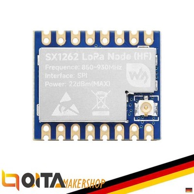 WaveShare Core1262 HF LoRa-Modul, SX1262 Chip, Anti-Interferenz,für Sub-GHz-Band