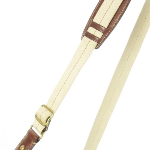 Shoulder Bag Leather Suede Canvas Patchwork Signa… - image 6