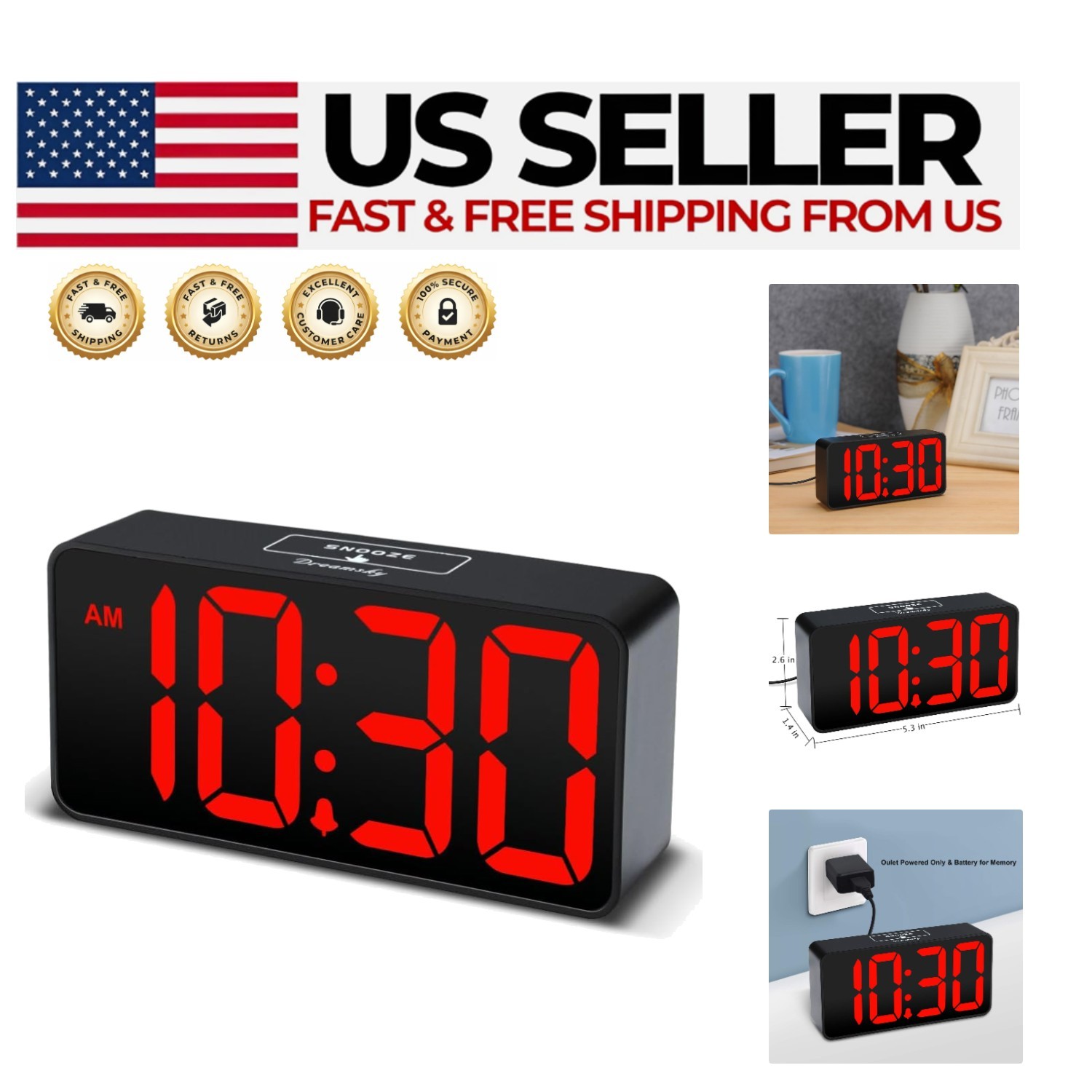 With Brightness Dimmer & Usb Power For Bedrooms