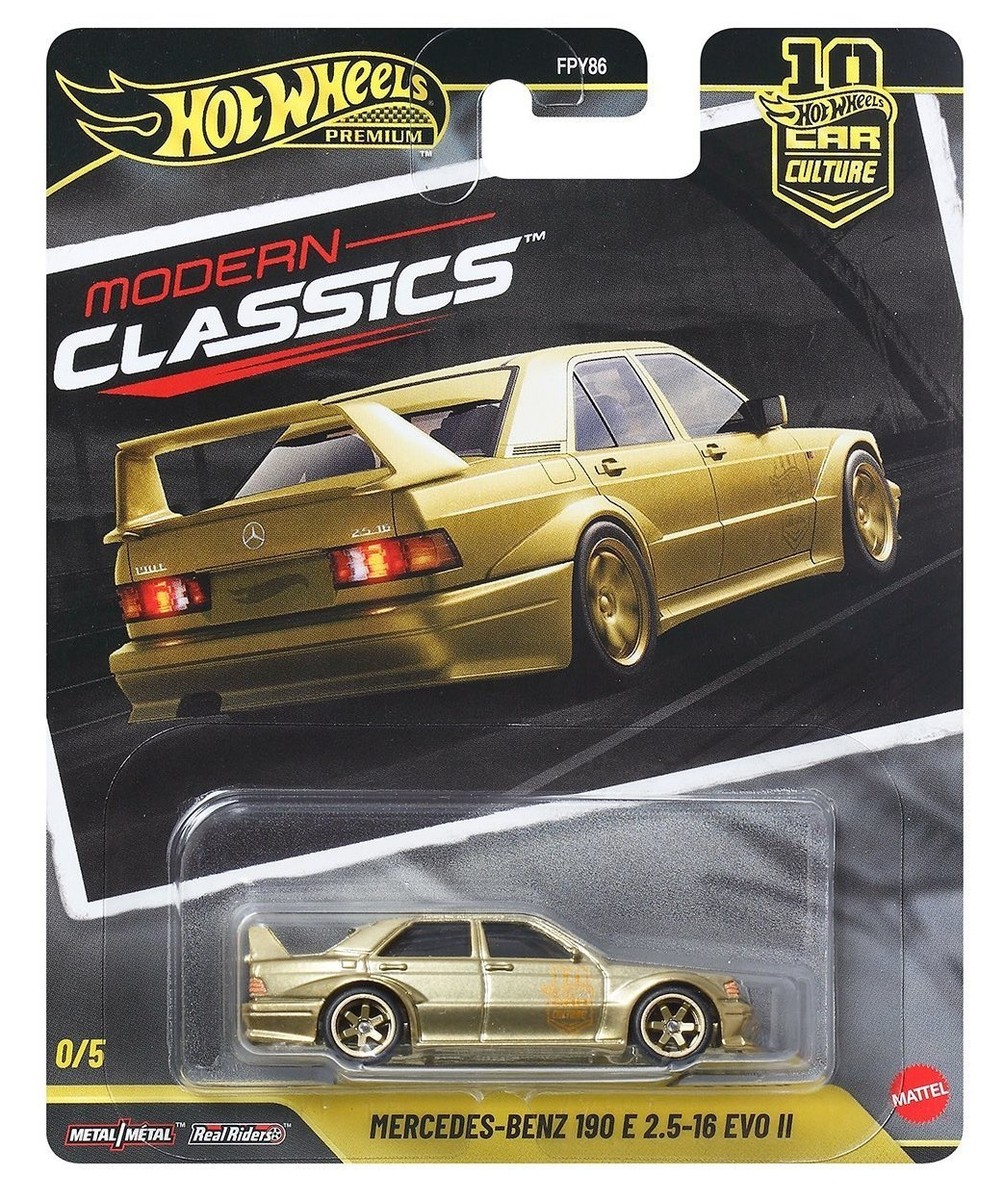 ミニカー Hot Wheels Mercedes-Benz 190E 2.5-1.6 Chase! Hot Wheels Car Culture Modern Classics Mercedes-Benz 190 E