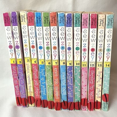 Lot of 14 Sew Zoey Books by Chloe Taylor Complete Series Set 1-14 Ex-Library
