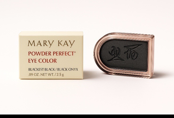 MARY KAY POWDER PERFECT EYE/SHADOW Black Onyx  .09oz