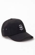 NUEVO Adidas Originales Para Mujer Gorra Relajada Correa Trasera - Negro/Blanco, Ajustable