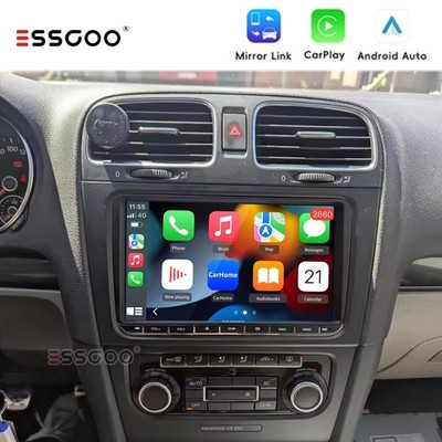 32G Android CarPlay Autoradio Für VW Golf 5 6 Passat Polo Touran Tiguan GPS NAVI