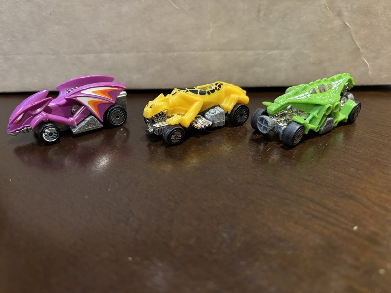 Hot Wheels  Yellow Cargoyle Green Double Demon Purple Vampyra Vintage Die Cast