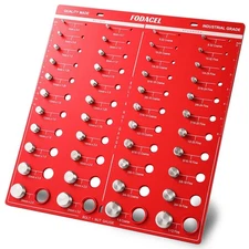Thread Checker, 44 Nut and Bolt Thread Checker, Accurate Size, Thick Enough B...