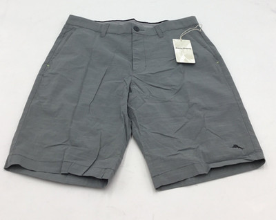 Tommy Bahama Mens Hybrid Stripe Tech Shorts in Bala Shark Size 32