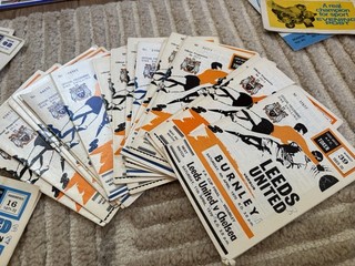 Selection Of 60s & 70s Leeds Football Programmes