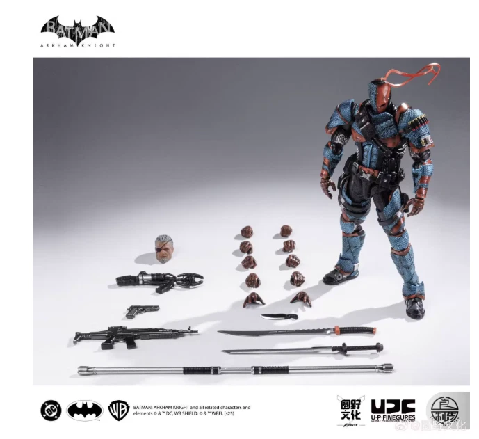 ¡EN STOCK! LPZZ DC Batman Arkham Knight 1/12 Deathstroke Figura de Acción Modelo Juguetes Foto 2 de 4