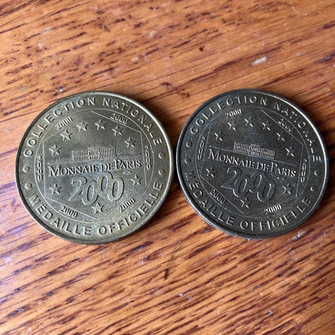 2000 France Mon Saint-Michel & Avignon Papal Palace Commemorative Medals Set