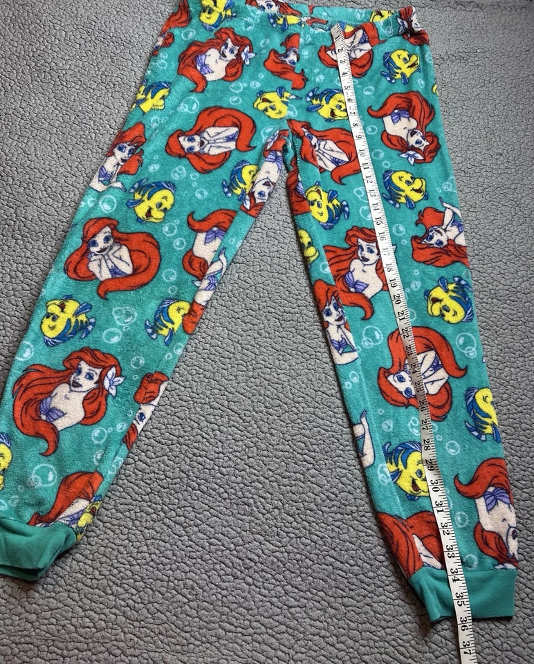 Disney La Sirenita Ariel Ropa de dormir Pijama Pantalones Niñas 12-14 Foto 3 de 4