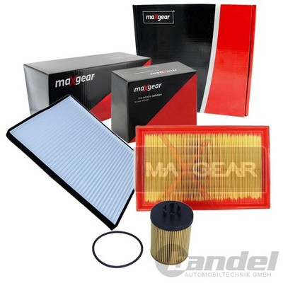 MAXGEAR POLLENFILTER + LUFTFILTER + ÖLFILTER INSPEKTION passend für Opel Agila