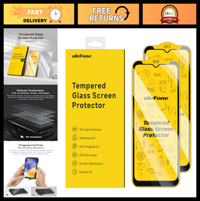 2-Pack Shatterproof Tempered Glass Screen Protector for Armor X13 - 9H Hardness,