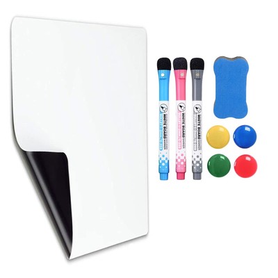 A4 magnetische trocken abwischbare Whiteboardfolie magnetische trocken abwischbare Tafel mit 3 Whiteboards