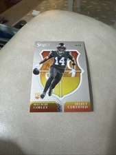 2024 Panini Select Certified Rookies Malachi Corley #24 (RC) NY Jets BROWNS card