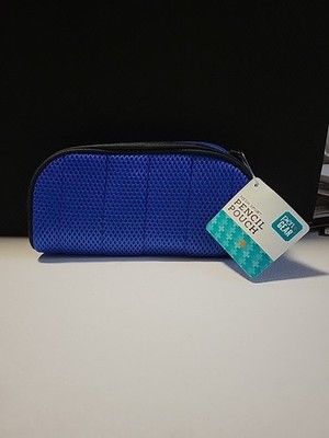 Pen + Gear  Cloth Pencil Pouch, Blue  Brand New!! G2