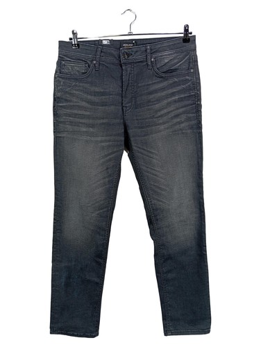 JACK & JONES Pantaloni da uomo, grigio basaltico, 32W x 30L