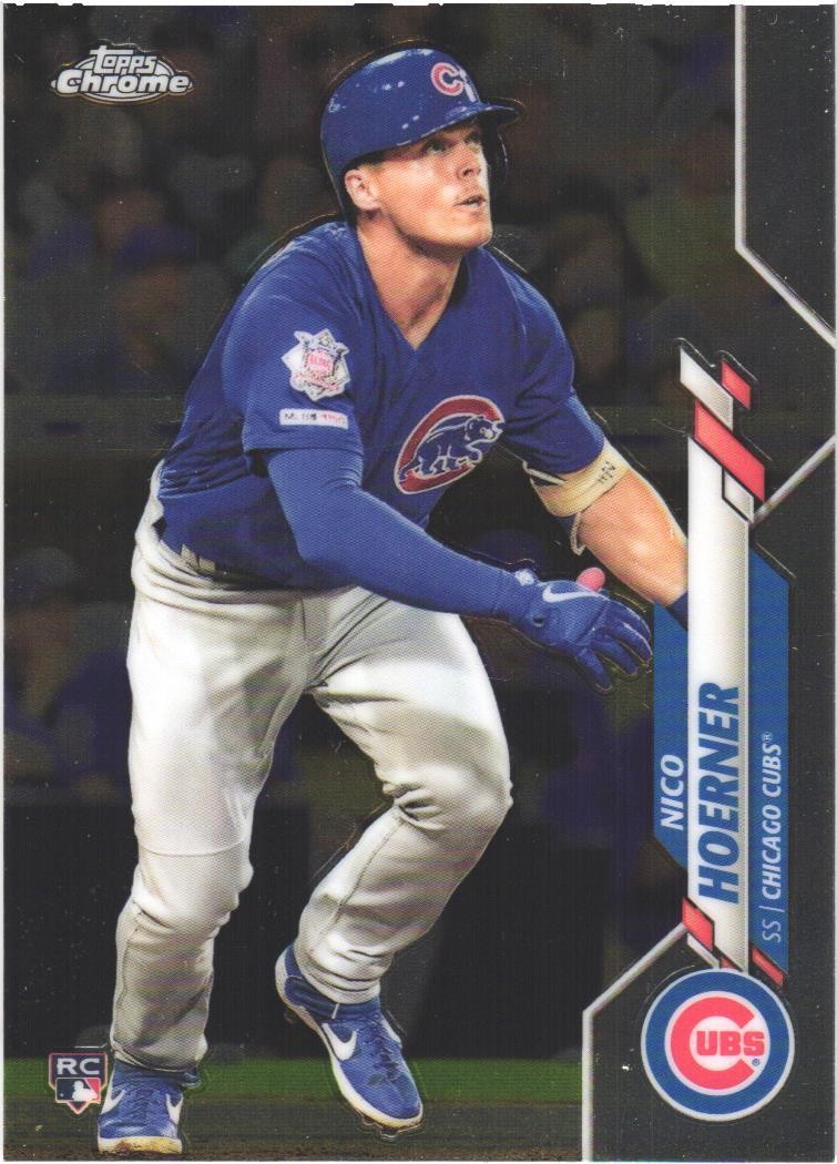 2020 Topps Chrome #161 Nico Hoerner Chicago Cubs Rookie