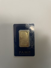 The 1 oz Gold Bar PAMP Suisse Lady Fortuna Veriscan (in Assay) .9999 Fine 3600.00 per troy oz