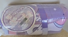 New Toddler Portable Nap Mat Roll Up Pillow Blanket Attached Sleep Bag Purple