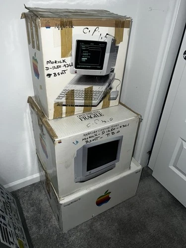 Apple IIc Complete System - Computer Monitor & ImageWriter II - Boxed Tested