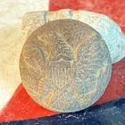 Dug Civil War 💥 🇺🇸 💣  Beautiful Eagle Coat Button